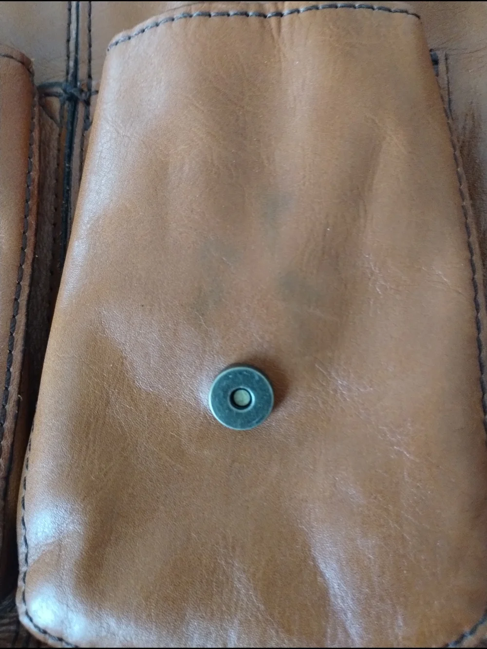 Patricia Nash Patchwork Leather Crossbody Bag - Brown/Tan/Black